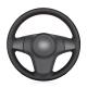 Hand Stitching Artificial Leather Steering Wheel Cover for Chevrolet Niva 2009-2017 3-Spoke Vauxhall Corsa D Opel Corsa D