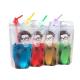 MBOPP Beverage Pouch Packaging Flexiloop Handle 16 oz Drink Pouches With Straw