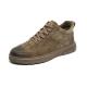 ODM Spring EU46size Leather Casual Waterproof Boots Olive Green