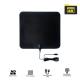 HD UHF Digital TV Antenna with Booster Amplifier and Connect Type F Male/IEC Male