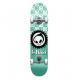 Blind Skateboards Checkered Reaper Teal Mini Complete Skateboard First Push w/ Soft Wheels - 7.37 x 29.8