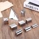 Cuboid Stainless Steel Table card holder Wedding Metal Table Tent Holders