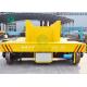 75 Ton Anti-High Temperature Rail Guided Cast Iron Ladle Transfer Car With V-Groove Deck