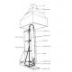 220V 20mm AS1530.2 Flammability Of Materials Test Apparatus