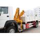QYS-3.2ZIII knuckle boomed truck-mounted crane with Max. lifting capacity 3.2 tons 4 sections boom