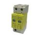 Yellow Metal 3 Phase AC Surge Protector 20ka 385V For Machine Room