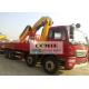 Truck Mounted Loader Knuckle Boom Construction Machinery for 12 Ton Cargo Lifting