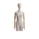 White Half Body Female Mannequin , Half Mannequin Stand For Clothing Display