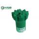 Flat Face Ballistic Hard Rock Drilling Bits T38 102mm Customized Color