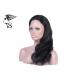 Real Full Lace Loose Wave Human Hair Wig , No Glue 100% Indian Remy Lace Wigs