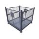 Wire Mesh Collapsible Stackable Stillage 1000Kg Load For Yard Storage