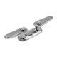 Marine Hardware Fittings Low Silhouette Cleat in Mirror Polished 316 Stainless Steel