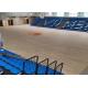 Modular Grandstands Telescopic Seating Systems Fire Resistance For Sport Hall