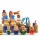 5ML 10ML  Perfume Bottle Lid Customized Design  Perfume Bottle Wooden Cap