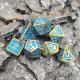 Multipurpose Custom RPG Dice Set game for adult Metal Dice Polyhedral