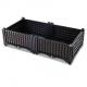 High quality and low price hand woven retro planting box outdoor garden planting box plastic garden planting box