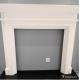 145x110 ODM Fireplace Limestone Mantel Shelf Surround