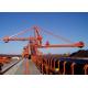 Mobile Rubber Tyred Port Gantry Crane , Continuous Ship Unloader Rail Mounted Crane