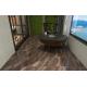 400x400mm Ceramic Rustic Tile Inside Floor Wall Tile Dark Brown  For Balcony Bathroom