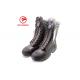 High Cut Leather Firefighter Boots ,  Forest Fire Department Station Boots Safety Toe