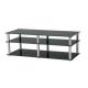 contemporary rectangle black tv stand xyts-006