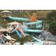 Galvanized Carbon Steel Custom Water Slides Raft Slide , 6-8mm Slide Body