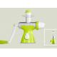 Green Color Frozen Fruit Ice Cream Maker Manual Squeezing Without Additives