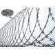 Anti Corrosion Razor Blade Barbed Wire BTO- 22 For Construction Fencing