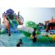 Exciting Cartoon Characters Inflatable Water Park PVC For Outdoor Playground