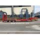 CCC 40ft Low Bed Semi Trailer 50T 60T With Mechanical Suspension