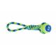 Nylon TPR Dog Tough Chew Toys Tennis With Rubber Handle Eco Friendly