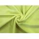 300GSM Plush Toy Fabric Stretchy / 92 Polyester 8 Spandex Warp Knitting Light Yellow