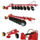 1LY(BX)-740 150HP tractor trailed hydraulic heavy duty 7 disc plough, working depth 250mm