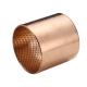 Multi Lubrication Friction Type Bearing In Rolled Bronze Material CuSn8 Bronze For Hydraulics