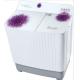 Tempered Glass Cover Portable Mini Twin Tub Washing Machine With Spin Dryer Hidden Glass Panel