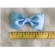 Blue Fabric Polyester Grosgrain hair clip bow for girls headwear accessories