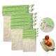 Bpa Free Biodegradable 18x12 Organic Cotton Mesh Bag