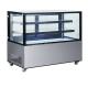 Square Tempered Glass Display Cake Counter Cake Pastry Showcase 72 Bakery Equipment Refrigerator