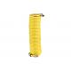 300psi with 1/4" hose diameter NYLON COIL HOSE with 1year limited warranty