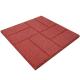 E-Purchasing Dual-Side Horse Walkerway Rubber Paver 16X16 For Pathway Paver, Step Stone And Walk Way Rubber Tile