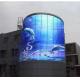 AC/DC Aluminum Alloy Frame LED Glass Wall with Transparent Brightness
