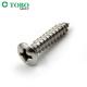 316 Stainless Steel Tapping Screws Cross Recessed Raised Countersunk DIN7983