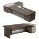 Business Type Design Modern Wooden Office Table for CEO Boss Manager Office Necessity