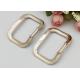 60*45mm Size Simple Square Replacement Dance Shoe Buckles For Ladies Shoe