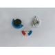 Anodized Painting Plastic Mold Components , Mold In Color Plastic