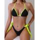 Swimming Suits Bikini With Yellow Color And Strapless Design Muslim Swimwear Plus Size Swim Wear