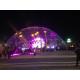 Transparent pvc fabric Geodesic Dome Tent , exhibition or party tent marquee