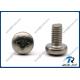 #10-32 x 5/8 18-8 Stainless Steel Philips Pan Head Machine Screws, Fine Thread