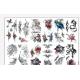 8.5 X 11 Temporary Tattoo Decal Paper Water Transfer Type For Body OEM