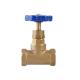 4 Anticorrosive Brass Gate Valve , Nontoxic Brass Stop Tap With T Handle